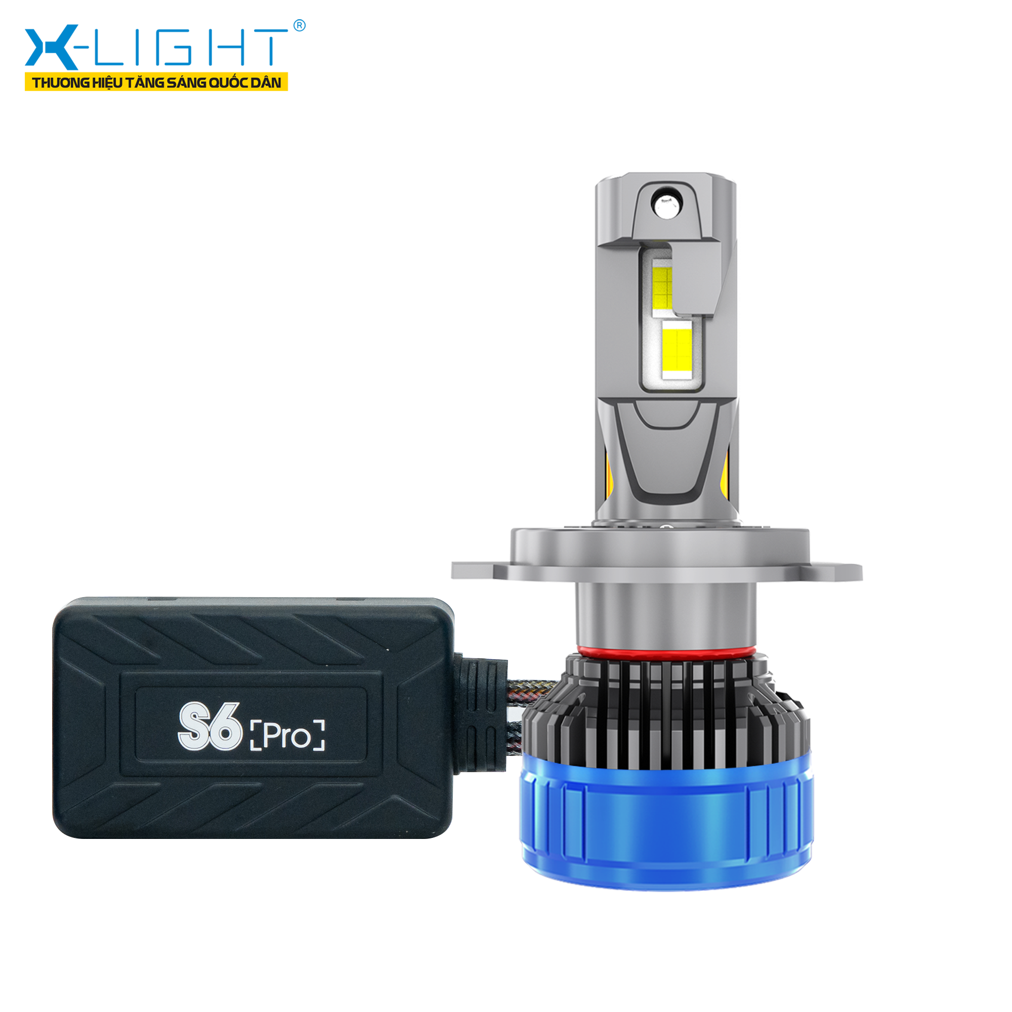 BÓNG LED X-LIGHT S6 PRO V2 CHÂN H4